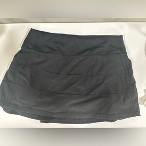 Black Lululemon tennis skirt